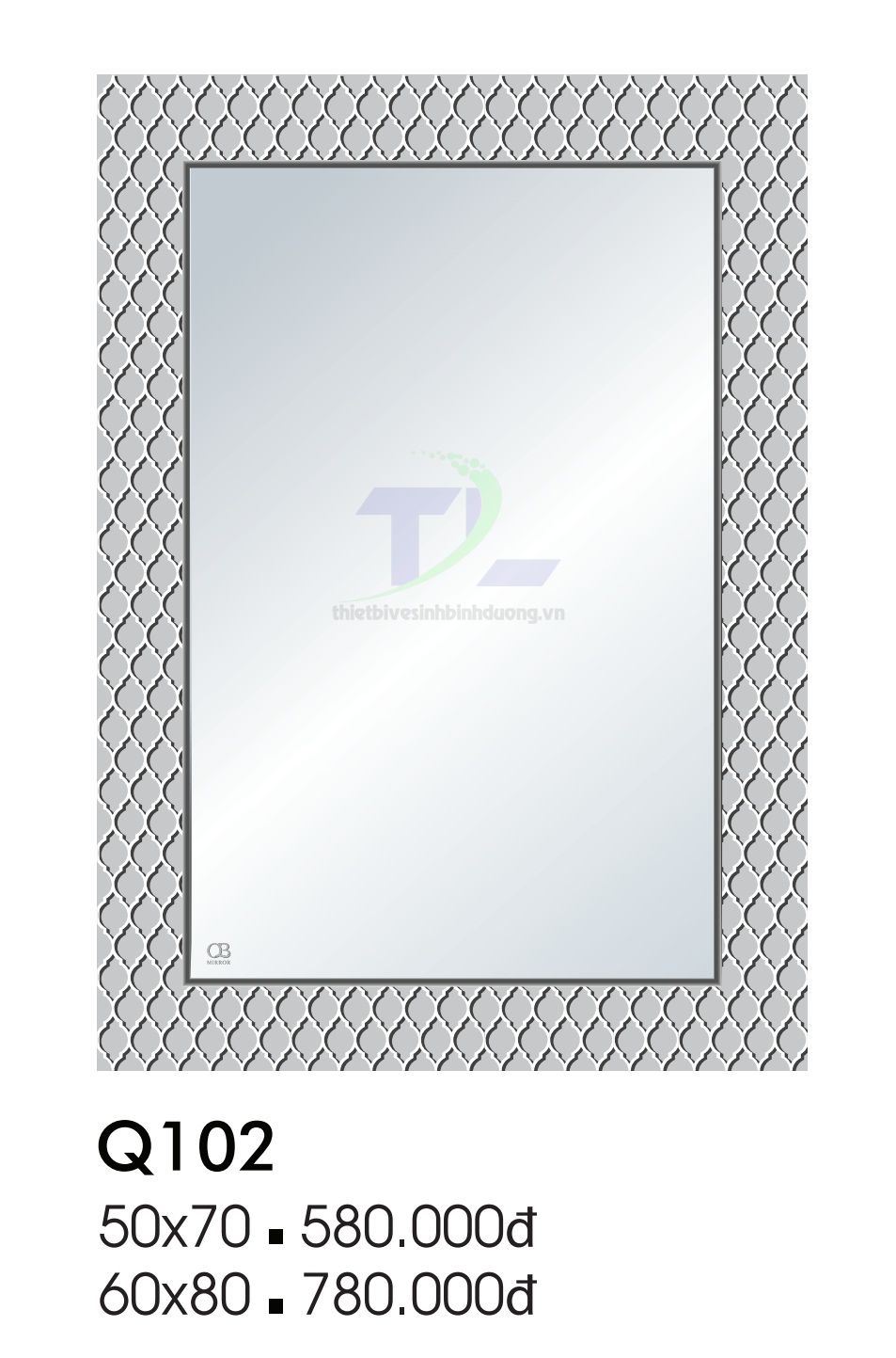 Gương soi phòng tắm QB Q102